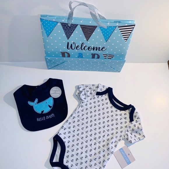3 PIECE SET BABY BOY 3-6 MONTHS ALWAYS LOVE - Picture 4 of 4